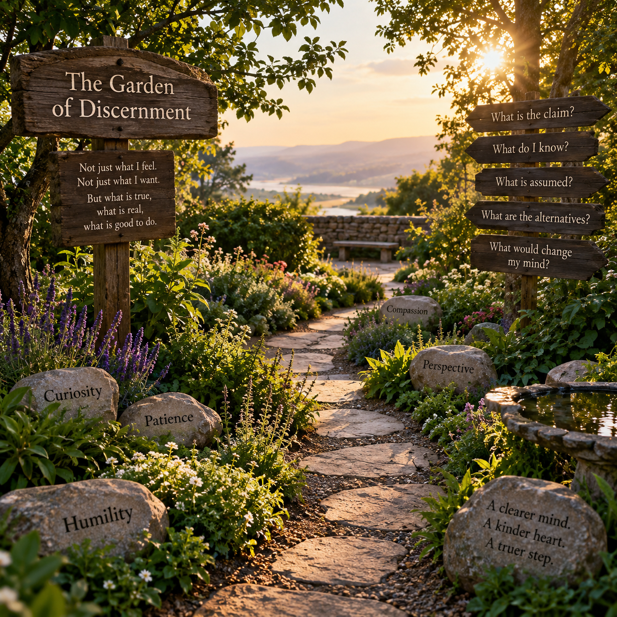 The Garden of Discernment 